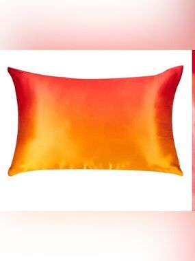 NWT Blissy MULBERRY Silk Pillowcase - Queen - Orange Ombre